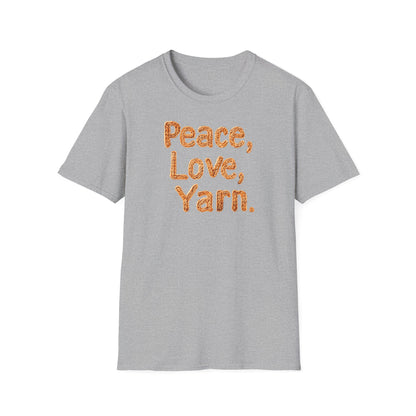 "Peace, Love, Yarn" light