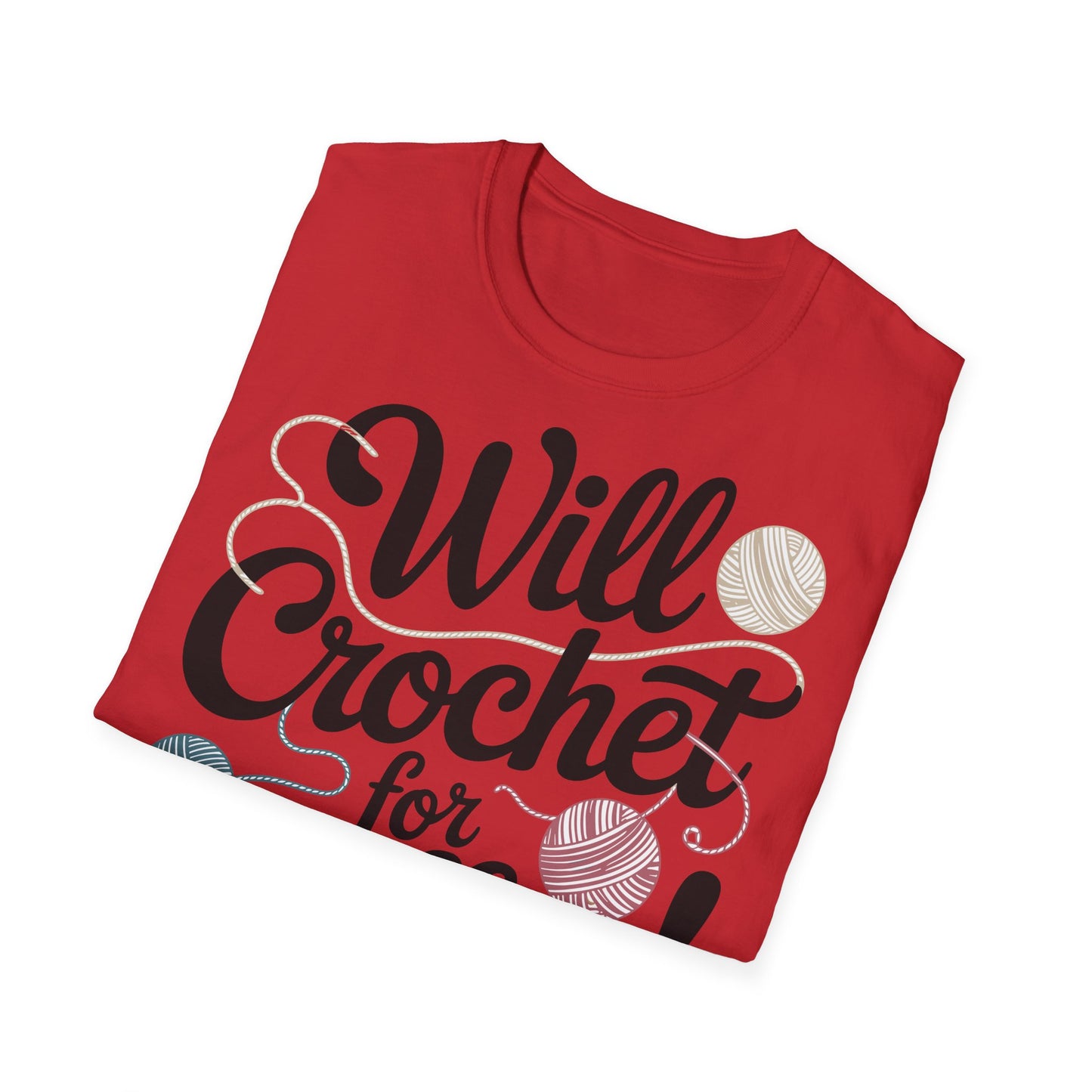 "Will Crochet for Coffee!" dark