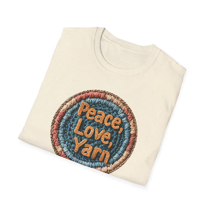 "Peace, Love, Yarn" light